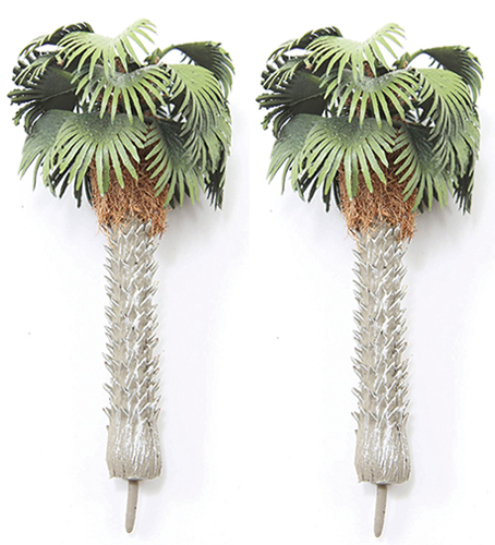 Dollhouse miniature MEDITERRANEAN WINDMILL FAN PALM, 3-3/4"